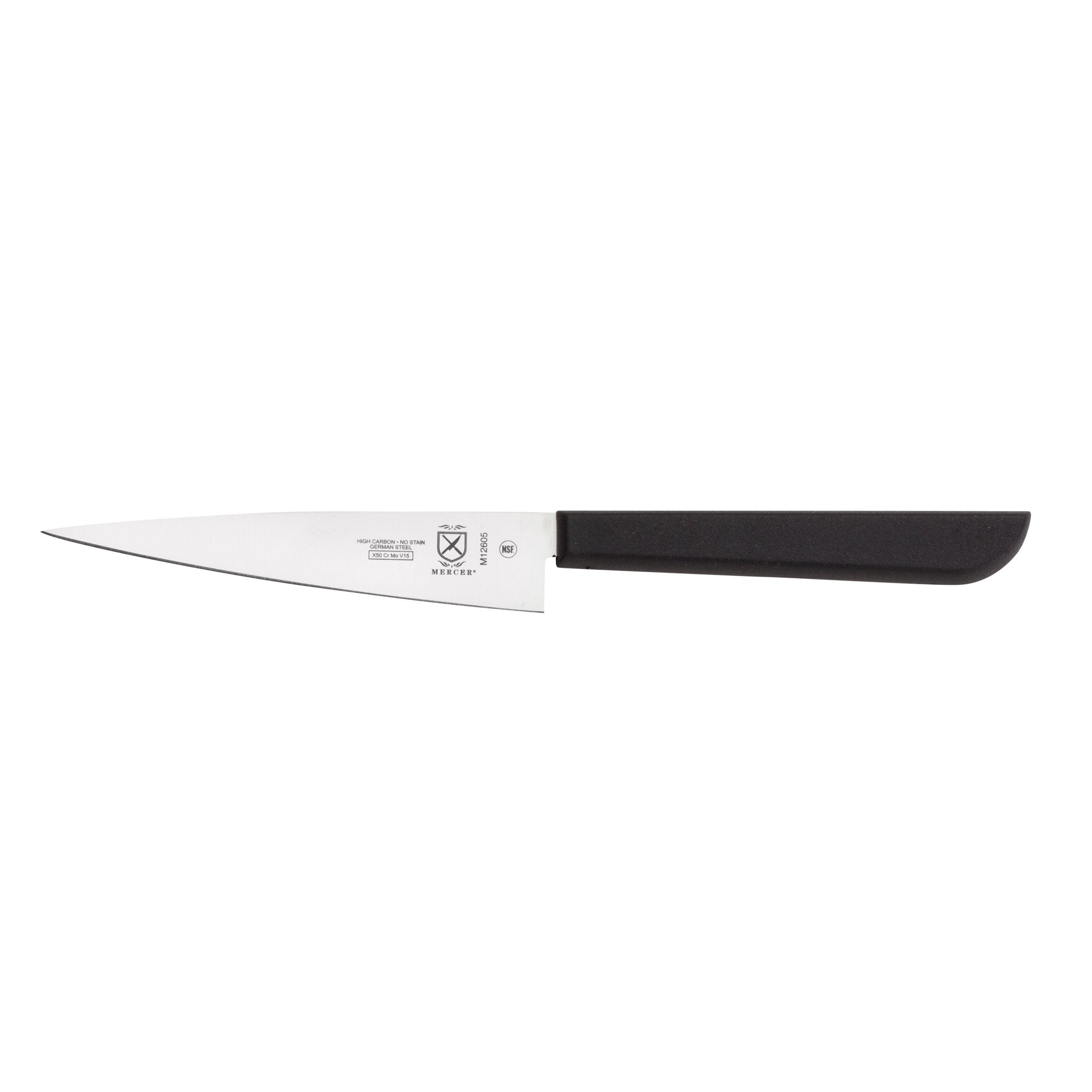 Mercer Culinary Millennia 5" Commercial Carving Knife (Black)