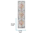 thumbnail image 3 of Livabliss Harput Vintage Medallion Runner Area Rug,2'7" x 10'3",Orange/Navy, 3 of 11