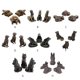 thumbnail image 3 of Cat 3 uds pies decorativos para macetero Animal planta maceta pies resina hecha a mano decorar, 3 of 5