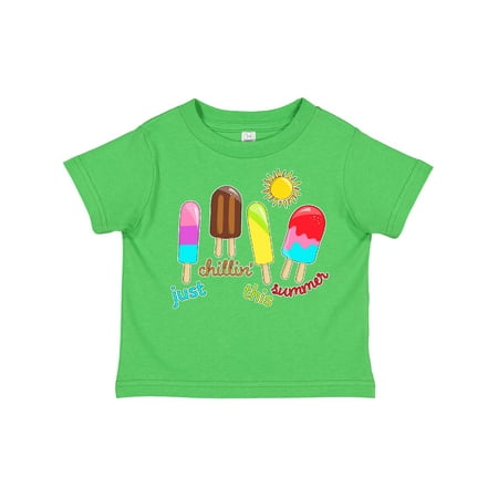 

Inktastic Just Chillin This Summer- Popsicles Gift Toddler Boy or Toddler Girl T-Shirt