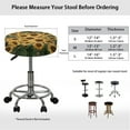 thumbnail image 6 of ZIATUBLE Sunflower Bar Stool Cushion Slipcovers Dustproof Stool Seat Cover Protector Set 2 Pack Removable Stool Cushion Slipcovers for Chairs Stretchy Stool Chair Covers 12-14 Inch, 6 of 6