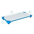 thumbnail image 2 of ECR4Kids Stackable Kiddie Cot with Sheet, Ready-to-Assemble, Standard Size, Blue, 6-Pack, 2 of 9