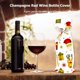thumbnail image 3 of Funda Para Botella Botella de vino de Navidad Cubierta de tela Muñeco de nieve Papá Noel Fiesta de año nuevo Decoración para el hogar Sywqhk Libre de BPA, 3 of 4