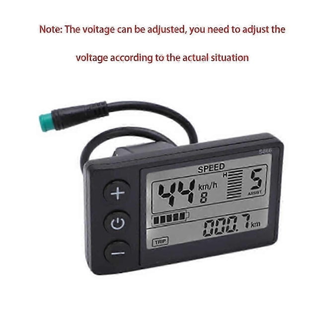 24V 36V 48V 60V Waterproof LCD Display S866 Controller Panel Dashboard Electric Bike Display for El