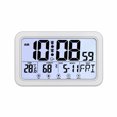 thumbnail image 1 of Reloj Escritorio Con Temperatura Humedad Y Fecha Reloj Digital (blanco), 1 of 9