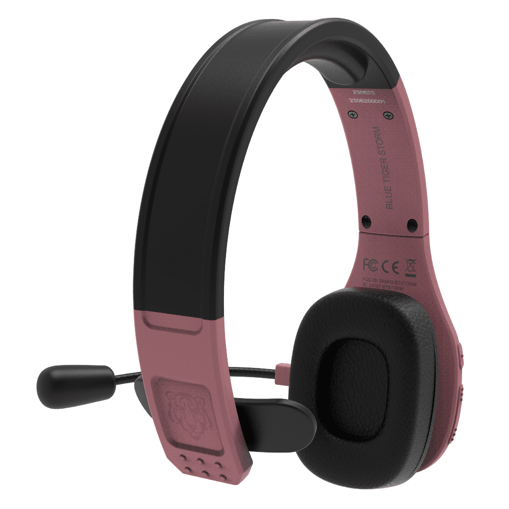 Blue Tiger Storm Rose Gold Wireless Bluetooth Headset