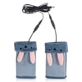 thumbnail image 2 of Guantes con calefacción de invierno Biking Cálido Hecha de punto Mittens USB Interior para exteriores Tamaño sin aislado térmico Suministros para el hogar, 1 par Advancent HA011726-05, 2 of 7