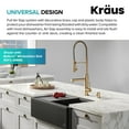 thumbnail image 2 of KRAUS Dishwasher Air Gap in Brushed Brass, 2 of 6