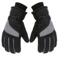 thumbnail image 2 of BKQCNKM Ski Gloves for Cold Weather Winter Gloves Outdoor Adult Men Women Snow Skating Snowboarding Windproof Warm Solid Ski Gloves Winter Gloves Gray One Size, 2 of 3