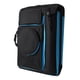 thumbnail image 1 of Case de cartera de arte, mochila de artistas, bolsa de dibujo de almacenamiento que lleva bolsa para viajes, suministros de arte, accesorios, cuaderno Azul negro, 1 of 8