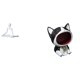 thumbnail image 1 of Estatua de gato con pensamiento abstracto creativo, figura decorativa, escultura única, adorno para entrada, dormitorio, regalo de inauguración de la, 1 of 8