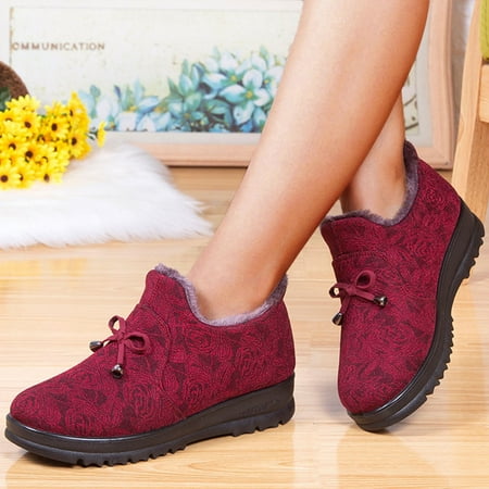 

Snow Winter Outdoor Warm Women s Boots Thick Boots Plus Velvet Cotton Sleeves Shoes Round Comfortable Toe Women s Boots