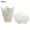 White, variant on Farfi 50Pcs Tulip Flower Shape Muffin Cup Disposable Paper Holiday Party Cupcake Liner Kitchen Tools (Yellow)