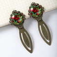 thumbnail image 3 of Cherry Stainless Steel Vintage Copper-Colored Lace Book Markers | Book Accessories for Reading Enthusiasts, 3 of 5