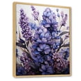 thumbnail image 2 of Designart "violet Flower Enchanting Fragrance II" Floral & Botanical Floater Framed Wall Art Print, 2 of 7