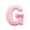 G, variant on Pink 26 Alphabet Christmas 2D Acrylic Ornaments - 1pc 3.1in(8cm) Backpack & Car Pendant Decor, Cute Holiday Letter Hanging Accessories, Festive Christmas Alphabet Charms,