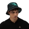 thumbnail image 4 of Balery Green Lightning Flash Sombreros para el sol para hombre y mujer, sombrero de pescador con UPF 50+, 4 of 6