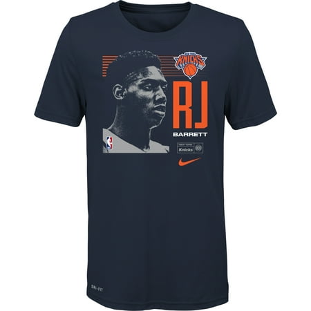 RJ Barrett New York Knicks Nike Youth 2019 NBA Draft Pick Performance T-Shirt -