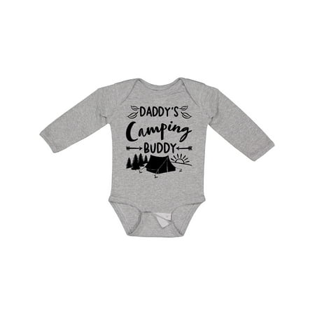 

Inktastic Daddys Camping Buddy Gift Baby Boy or Baby Girl Long Sleeve Bodysuit
