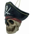 thumbnail image 2 of Pirate Skull Christmas Ornaments Crossbones Hat Halloween Decorations Jolly Roger Decor, 2 of 7