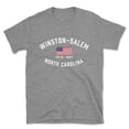 thumbnail image 1 of Winston-salem North Carolina Patriot Men's Cotton T-Shirt, 1 of 1