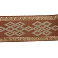 thumbnail image 2 of 5 Meters/ 5.5 Yds Jacquard Wide Woven Border Ribbon Sew Embroidered 6cm 6cm Red+Brown, 2 of 6