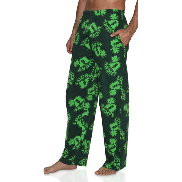 Fun Boxers - Men's Fun Pajama Pants St. Patrick's Day Printed Cotton ...
