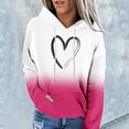 thumbnail image 2 of VBARHMQRT Sweat-Shirt Grande Taille Pull Blouse pour Womens Imprimé Col Rond Sweat-Shirt Col Rond Ajusté Pull Tops Décontracté Manches Longues Chemises d'Entraînement Blouse Ample, 2 of 5