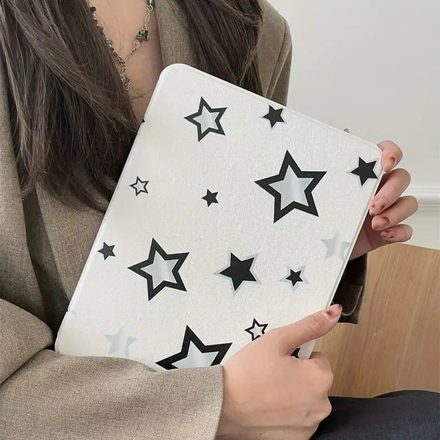 Star Pattern Protective Cover For iPad 10.2/Air 4/5/Pro 11/10th/10.9/9.7 Tri-Fold 9th/8th/7th Tablet Case Auto Wake/Sleep Cover Exquisite