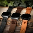 thumbnail image 5 of Michigan Premium Leather Unisex Watch Band for Apple Watch (42/44/45/49mm(46mm Series 10) Long Black) by Affinity Bands, 5 of 5