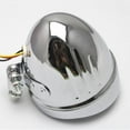 thumbnail image 4 of Faro de Motocicleta Cola Bombillas LED Linterna del Coche Chopper soft tail Cromo Clara faro de motocicleta, 4 of 7