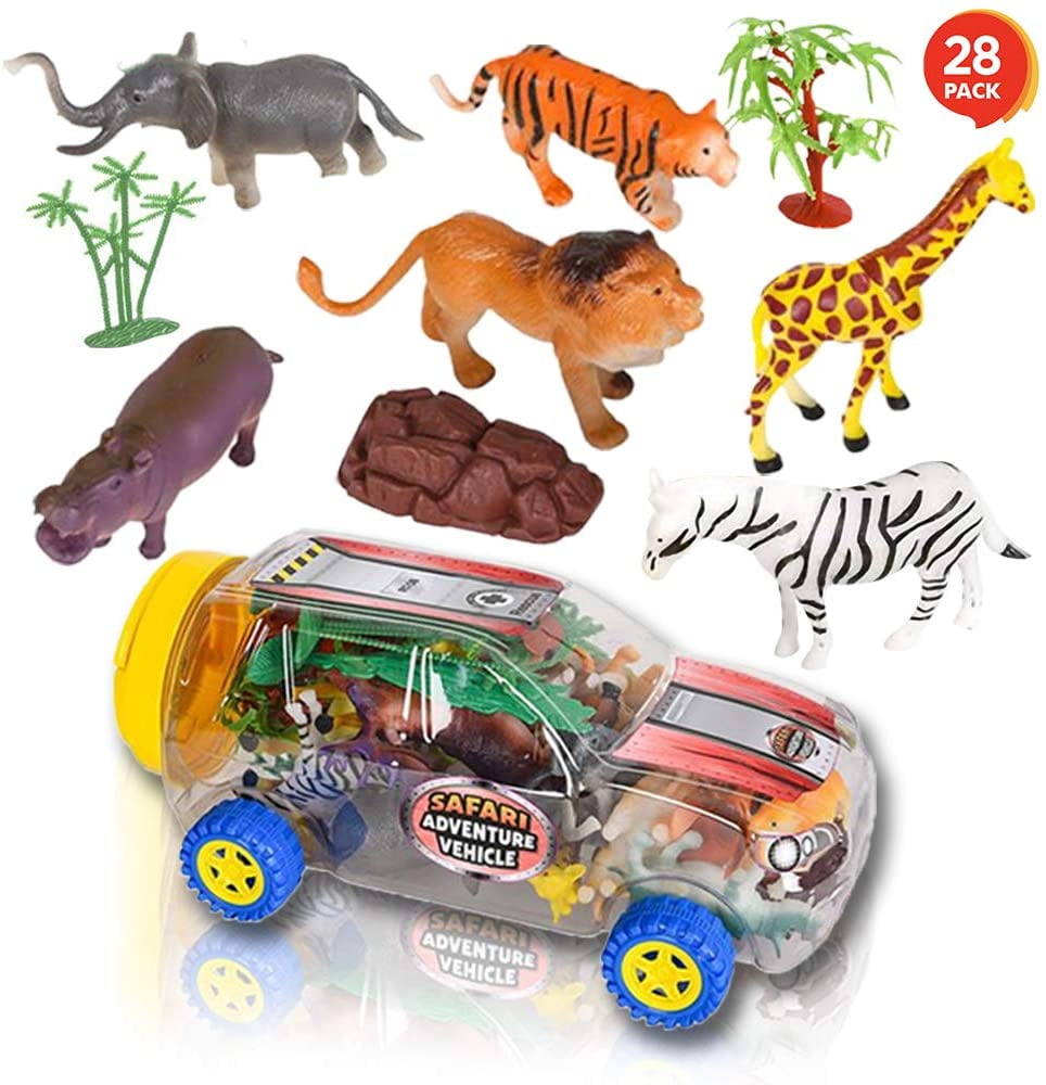 mini safari animals toys