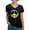 Black, variant on CafePress - Peace In Ukraine. Stand With Ukraine. Supp T Shirt - Women's V-Neck Dark T-Shirt