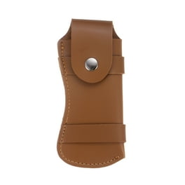Étui Ceinture En Cuir Pour Couteau Pliant - Fourreau Pochette Passant Ceinture - Neuf