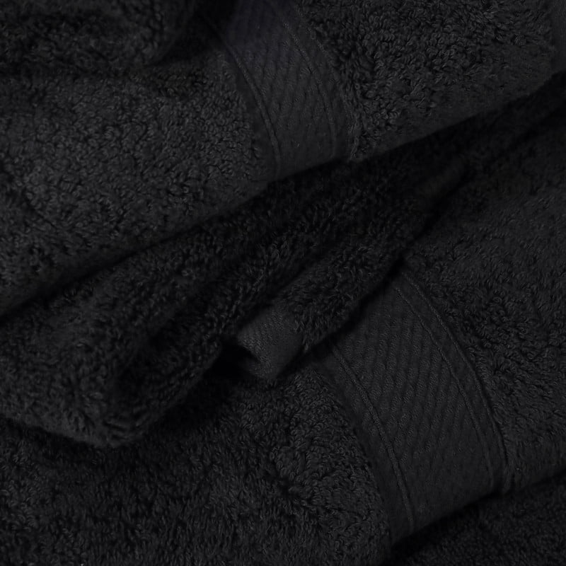 Superior 800 GSM Egyptian Cotton 6-Piece Face Towel Set, Soft Ultra Absorbent Towels, Navy Blue