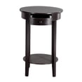 thumbnail image 5 of Veryke Side Table, Round Tea Table with Drawer, Small Coffee Table for Living Room, Brown, 5 of 7