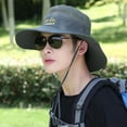 thumbnail image 2 of SharkTRUE PESSLOK Sun Hat Bucket Cargo Safari Bush Boonie Summer For Mens Hat Fishing, 2 of 8