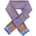 thumbnail image 3 of Women's Shawl Vintage Jacquard Paisley Pashmina Special Occasion Wrap Evening Scarf Double Sided Stole, 3 of 9