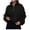 Black, variant on Womens Sweatshirt Half Zip Casual Long Sleeve Hoodless Sweatshirts Lightweight Button Pocket Loose Pullover Tops