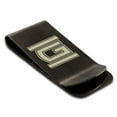 thumbnail image 1 of Stainless Steel Letter G Initial Empire Monogram Engraved Engraved Money Clip Credit Card Holder, 1 of 1