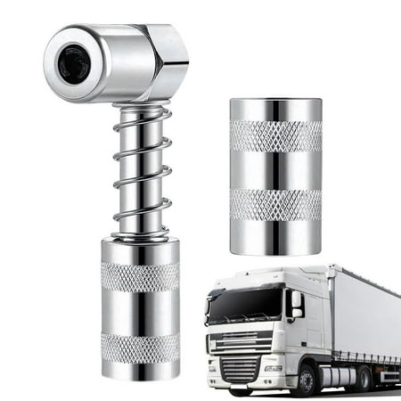 

Tohuu Grease Coupler 90-degree Grease Coupler Adapter with Sleeves 3 Jaw Angle Grease Tool Fittings in Tight Spaces for Auto Farm Truck or Industrial Use exceptional