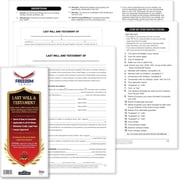 Last Will and Testament Legal Forms Kit, Complete Do-It-Yourself...