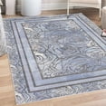 thumbnail image 1 of Floral Decorative Rug, Romantic Composition of Love Flowers Blossoming Artwork in Pinkish Design, Quality Carpet for Bedroom Dorm and Living Room, 6 Sizes, Pale Ceil, by Ambesonne, 1 of 4