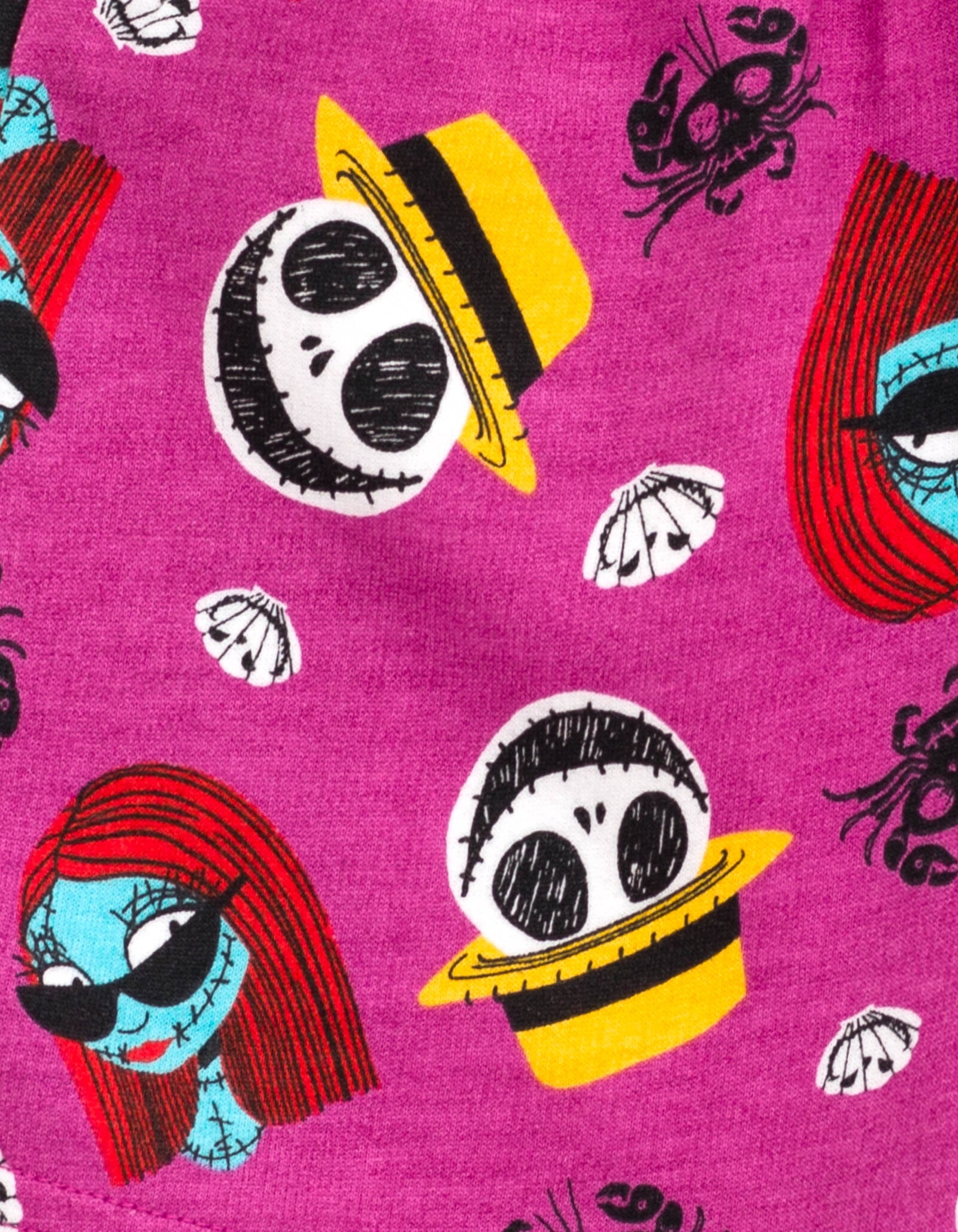 Disney Nightmare Before Christmas Jack Skellington Sally Tank Top and French Terry Shorts Outfit Set Toddler to Big Kid