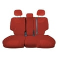 thumbnail image 1 of For 2019–2023 Hyundai Santa Fe FH Group Custom Fit Neoprene Waterproof Car Seat Covers - Rear Set Solid Red, 1 of 5