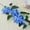 Blue, variant on Artificial Clematis Flowers with Long Stem, 33 inch Lifelike Flower Stems for Tall Vase, Faux Flowers for Floral Arrangement Wedding Home Garden Decoration (Blue)