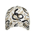 thumbnail image 2 of Kdxio Unisex Snake Pattern Baseball Cap Unisex Washed Classic Adjustable Hat, 2 of 8
