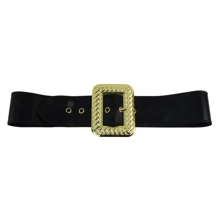 Leather top santa belt