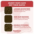 thumbnail image 4 of My Doggy Place Dog Mat for Muddy Paws, Washable Dog Door Mat, Brown, Runner, 4 of 8
