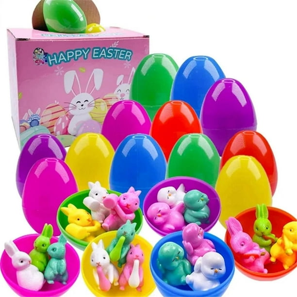 Easter Bunny Bird Cartoon Eggs Set Children's Queue Gift Set Children's ...